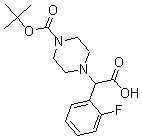 CAS#: 444892-80-2, 4-[(1,1-Dimethylethoxy)Carbonyl]-alpha-(2-Fluorophenyl)-1-Piperazineaceticacid