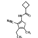 CAS#: 444935-17-5, N-(3-Cyano-4-Ethyl-5-Methyl-2-Thienyl)Cyclobutanecarboxamide