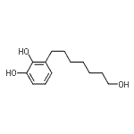 CAS 登录号：444994-91-6， 3-(7-羟基庚基)-1,2-苯二酚