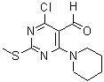 CAS 登录号：445040-60-8， 4-氯-2-(甲硫基)-6-(1-哌啶基)-5-嘧啶甲醛