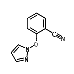 CAS#: 445411-86-9, 2-(1H-Pyrazol-1-Yloxy)Benzonitrile