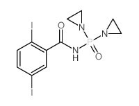 CAS#: 4460-32-6, N-(Di(1-aziridinyl)phosphoryl)-2,5-diiodobenzamide
