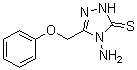 CAS#: 4461-15-8, 2,4-Dihydro-4-Amino-5-(Phenoxymethyl)-3H-1,2,4-Triazole-3-Thione