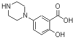 CAS 登录号：446831-30-7， 2-羟基-5-(1-哌嗪基)苯甲酸