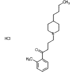 CAS#: 447407-36-5, 4-(4-Butyl-1-Piperidinyl)-1-(2-Methylphenyl)-1-Butanone Hydrochloride (1:1)