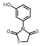 CAS 登录号：447426-14-4， 3-(3-羟基苯基)-4-硫代-1,3-噻唑烷-2-酮
