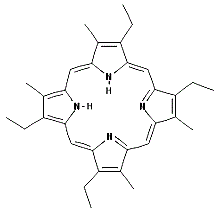 CAS#: 448-70-4, 2,8,12,18-Tetraethyl-3,7,13,17-Tetramethyl-21H,23H-Porphyrin