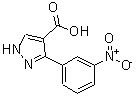 CAS 登录号：448187-56-2， 3-(3-硝基苯基)-1H-吡唑-4-羧酸
