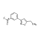 CAS 登录号：449181-21-9， 5-乙基-3-(3-硝基苯基)-1,2-恶唑