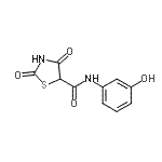 CAS#: 452368-78-4, N-(3-Hydroxyphenyl)-2,4-Dioxo-1,3-Thiazolidine-5-Carboxamide