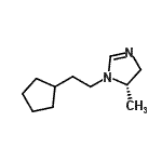 CAS 登录号：453509-96-1， (5S)-1-(2-环戊基乙基)-5-甲基-4,5-二氢-1H-咪唑