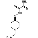 CAS#: 453514-61-9, 2-[2-(1-Ethyl-4-Piperidinylidene)Hydrazino]-2-Oxoacetamide