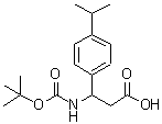CAS#: 453557-73-8, 3-(4-Isopropylphenyl)-3-({[(2-Methyl-2-Propanyl)Oxy]Carbonyl}Amino)Propanoic Acid