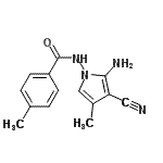 CAS#: 453587-58-1, N-(2-Amino-3-Cyano-4-Methyl-1H-Pyrrol-1-Yl)-4-Methylbenzamide
