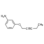 CAS#: 453593-33-4, 3-(2-Pentyn-1-Yloxy)Aniline