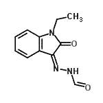 CAS#: 454213-12-8, N'-[(3Z)-1-Ethyl-2-Oxo-1,2-Dihydro-3H-Indol-3-Ylidene]Formic Hydrazide