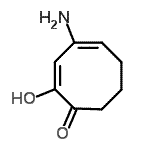 CAS 登录号：455892-96-3， (2E,4E)-4-氨基-2-羟基-2,4-环辛四烯并二烯-1-酮