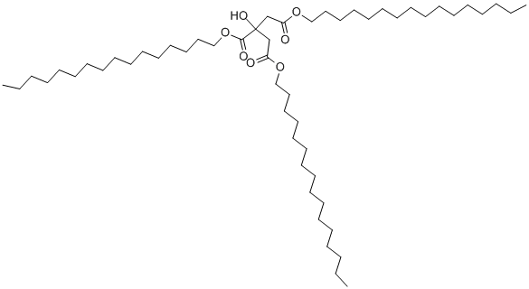 CAS 登录号：4560-68-3， 三(十六烷基)柠檬酸酯