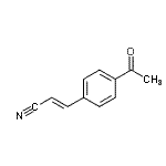 CAS 登录号：457602-70-9， (2E)-3-(4-乙酰基苯基)丙烯腈