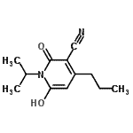 CAS#: 457604-61-4, 6-Hydroxy-1-Isopropyl-2-Oxo-4-Propyl-1,2-Dihydro-3-Pyridinecarbonitrile