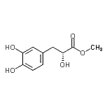 CAS 登录号：457893-80-0， 甲基(2R)-3-(3,4-二羟基苯基)-2-羟基丙酸酯