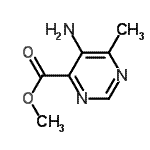 CAS#: 458543-75-4, Methyl 5-Amino-6-Methyl-4-Pyrimidinecarboxylate