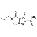 CAS#: 459157-51-8, 3-Amino-5-Ethyl-4-Oxo-4,5,6,7-Tetrahydropyrazolo[1,5-a]Pyrazine-2-Carboxamide