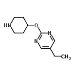 CAS 登录号：459819-33-1， 5-乙基-2-(4-哌啶基氧基)嘧啶