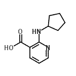 CAS#: 460363-30-8, 2-(Cyclopentylamino)Nicotinic Acid
