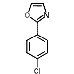 CAS 登录号：46047-24-9， 2-(4-氯苯基)-1,3-恶唑