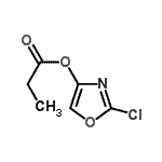 CAS 登录号：46081-18-9， 2-氯-1,3-恶唑-4-基丙酸酯