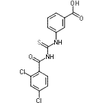 CAS#: 461398-11-8, 3-{[(2,4-Dichlorobenzoyl)Carbamothioyl]Amino}Benzoic Acid