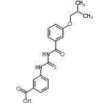 CAS#: 461402-09-5, 3-{[(3-Isobutoxybenzoyl)Carbamothioyl]Amino}Benzoic Acid