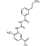 CAS#: 461428-10-4, 3-{[(3-Ethoxybenzoyl)Carbamothioyl]Amino}-4-Methylbenzoic Acid
