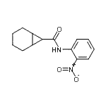 CAS 登录号：462601-17-8， N-(2-硝基苯基)双环[4.1.0]庚烷-7-甲酰胺