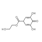 CAS#: 463301-80-6, 2-Hydroxyethyl 3,5-Dihydroxy-4-Oxo-2,5-Cyclohexadiene-1-Carboxylate
