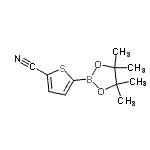 CAS 登录号：463336-26-7， 5-(4,4,5,5-四甲基-1,3,2-二氧杂环戊硼烷-2-基)-2-噻吩甲腈