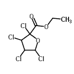 CAS 登录号：465-77-0， 乙基2,3,4,5-四氯四氢-2-呋喃羧酸酯
