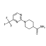 CAS#: 465514-29-8, 1-[4-(Trifluoromethyl)-2-Pyrimidinyl]-4-Piperidinecarboxamide