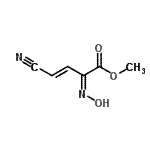 CAS 登录号：465548-49-6， 甲基(2Z,3E)-4-氰基-2-(羟基亚胺)-3-丁烯酸酯