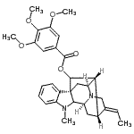CAS#: 466-57-9, (2xi,19E)-Ajmal-19-en-17-yl 3,4,5-trimethoxybenzoate