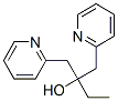 CAS 登录号：4664-17-9， 1-吡啶-2-基-2-(吡啶-2-基甲基)丁烷-2-醇