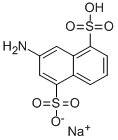 CAS 登录号：4681-22-5， 3-氨基-1,5-萘二磺酸单钠盐