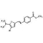 CAS#: 469895-89-4, Methyl 4-[(E)-{[4-Bromo-5-(Dimethylamino)-2-Furyl]Methylene}Amino]Benzoate