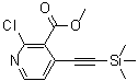 CAS 登录号：470463-44-6， 2-氯-4-[(三甲基硅烷基)乙炔基]烟酸甲酯
