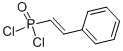 CAS 登录号：4708-07-0， 苯乙烯基膦二酰氯