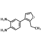 CAS 登录号：471239-83-5， 4-(2-乙基-3-呋喃基)-1,2-苯二胺