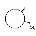 CAS 登录号：471854-55-4， (3R)-3-乙基环十二烷酮