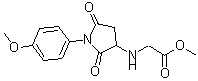 CAS#: 471917-79-0, Methyl N-[1-(4-Methoxyphenyl)-2,5-Dioxo-3-Pyrrolidinyl]Glycinate