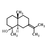 CAS 登录号：473-04-1， (1S,4aR,8aR)-7-异亚丙基-1,4A-二甲基癸氢-1-萘酚